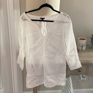 Ann Taylor Linen Coverup